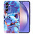 For Samsung Galaxy A54 5G Painted Pattern Precise Hole PC Phone Case(Blue Paint Astronaut)