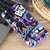 For Samsung Galaxy A73 5G Painted Pattern Precise Hole PC Phone Case(Purple Comics)