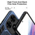 For Tecno Spark Go 2024 Variety Brave Armor Finger Loop Holder Phone Case(Blue)