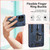 For Tecno Spark Go 2024 Variety Brave Armor Finger Loop Holder Phone Case(Blue)