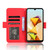 For ZTE Blade A33s Skin Feel Calf Texture Card Slots Leather Phone Case(Red)
