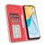 For ZTE Blade  V50 Vita 4G Magnetic Buckle Retro Texture Leather Phone Case(Red)