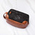 Large Capacity Men Toiletry Storage Bag Travel Portable Storage Bag Makeup Bag, Color: Coffee
