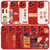 For iPhone 15 Pro Max Lamb Leather Texture New Year Design Full Coverage Phone Case(New Year Ping An)