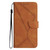 For ZTE Libero 5G IV Stitching Embossed Leather Phone Case(Brown)