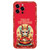 For iPhone 13 Pro Max New Year Red Silicone Shockproof Phone Case(Year OF The Dragon)