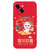 For iPhone 15 New Year Red Silicone Shockproof Phone Case(Welcomes Spring Festival)