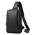 OUMANTU 903 Oxford Cloth Chest Bag Business Casual One-shoulder Crossbody Bag(Black) OUMANTU 903 Oxford Cloth Chest Bag Business Casual One-shoulder Crossbody Bag(Black)