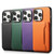 For iPhone 11 Pro Calf Texture Card Bag Design Full Coverage Phone Case(Black)
