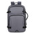 OUMANTU 2023 Large Capacity Waterproof Laptop Backpack Business Travel Shoulders Bag with External USB Charging Port(Grey)
