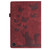 For Amazon Fire HD 10 2023 Butterfly Cat Embossing Leather Tablet Case(Red)