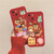 For iPhone 15 Cartoon Year of the Dragon Chinese Style Silicone Phone Case(The Future is Promising)