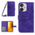 For Xiaomi Redmi 13C 5G Skin Feel Sun Flower Embossed Flip Leather Phone Case with Lanyard(Dark Purple)