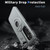 For Samsung Galaxy S22 5G Camshield MagSafe Ring Holder Armor Phone Case(Titanium Grey)