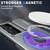 For Samsung Galaxy S22 5G Camshield MagSafe Ring Holder Armor Phone Case(Titanium Grey)