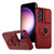 For Samsung Galaxy S23 5G Camshield MagSafe Ring Holder Armor Phone Case(Red)