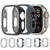 For Apple Watch Ultra 2 / Ultra 49mm Painting PC Hybrid Tempered Film Integrated Watch Case(Starlight)