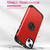 For iPhone 15 Plus L2 Rotating Ring Holder Magnetic Phone Case(Red)