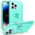 For iPhone 14 Pro L2 Rotating Ring Holder Magnetic Phone Case(Mint Green)