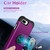 For iPhone 8 Plus / 7 Plus L2 Rotating Ring Holder Magnetic Phone Case(Dark Purple)