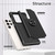 For Samsung Galaxy S22 Ultra 5G L2 Rotating Ring Holder Magnetic Phone Case(Black)
