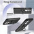 For Samsung Galaxy S22 Ultra 5G L2 Rotating Ring Holder Magnetic Phone Case(Black)
