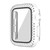 For Apple Watch Series 6 / 5 / 4 / SE 44mm Plating Dual-Row Diamond PC Watch Case with Film(Transparent)