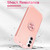 For Samsung Galaxy A14 5G L2 Rotating Ring Holder Magnetic Phone Case(Rose Gold)