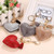Heart Keychain Leather Tassel Gold Key Holder Metal Crystal Key Chain Keyring Charm Bag Auto Pendant Gift(pink)
