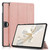 For Honor Pad 9 Custer Pure Color 3-Fold Leather Tablet Case(Rose Gold)