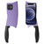 For iPhone 12 mini Simulated Kitchen Knife TPU + PC Phone Case(Purple)