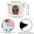 3 PCS Printing Makeup Bags With Multicolor Pattern Cute Cosmetics Pouchs For Travel Ladies Pouch Women Cosmetic Bag(hzb728)