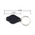 2 PCS Mini Pocket Keychain Flashlight Micro LED Squeeze Light Outdoor Camping Ultra Bright Emergency Key Ring Light Torch Lamp(Black)