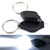 2 PCS Mini Pocket Keychain Flashlight Micro LED Squeeze Light Outdoor Camping Ultra Bright Emergency Key Ring Light Torch Lamp(Black)