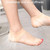 3.5cm 1pair Invisible Height Increasing Insole Silicone Soft Sole Breathable Inserts For Heels(Skin Color)
