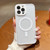 For iPhone 15 MagSafe Skin Feel Phone Case with Lens Film(White)