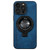 For iPhone 13 Pro i.Crystal Lambskin Fulcrum Support Phone Case(Blue)