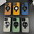 For iPhone 11 Pro Max i.Crystal Lambskin Fulcrum Support Phone Case(Dark Grey)