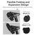 WEST BIKING YP0707249 Bicycle Folding Tail Bag Riding Equipment(Gray)