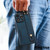 For iPhone 15 Plus Lambskin Wristband Holder Phone Case(Khaki)