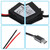12V to 5V 3A Car Power Converter DC Module Voltage Regulator, Style:2 in 1 Dual USB Female
