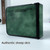 For Samsung Galaxy Z Flip4 i.Crystal Lambskin Three-piece Folding Phone Case(Green)