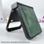 For Samsung Galaxy Z Flip4 i.Crystal Lambskin Three-piece Folding Phone Case(Green)
