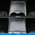 For Tesla Model 3 / Y Car Center Console Silicone Anti-slip Protective Mat (Grey)