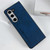 For Samsung Galaxy Z Fold5 i.Crystal Lambskin Folding Phone Case(Blue)