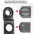 For Dyson Supersonic Hair Dryer Stand Holder With Cable Storage Function(Black Nickel)