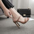 Ladies High Heel Sandals Fashion Sexy Strappy Sandals, Size: 39(Brown)