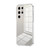 For Samsung Galaxy S21 Ultra 5G Transparent Plating Fine Hole Phone Case(Transparent)