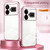 For Realme GT5 Transparent Plating Fine Hole Phone Case(Purple) For Realme GT5 Transparent Plating Fine Hole Phone Case(Purple)