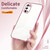 For Realme X7 Pro Transparent Plating Fine Hole Phone Case(Pink)
